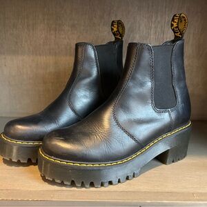 Dr. Martens Black Chunky Ankle Boots